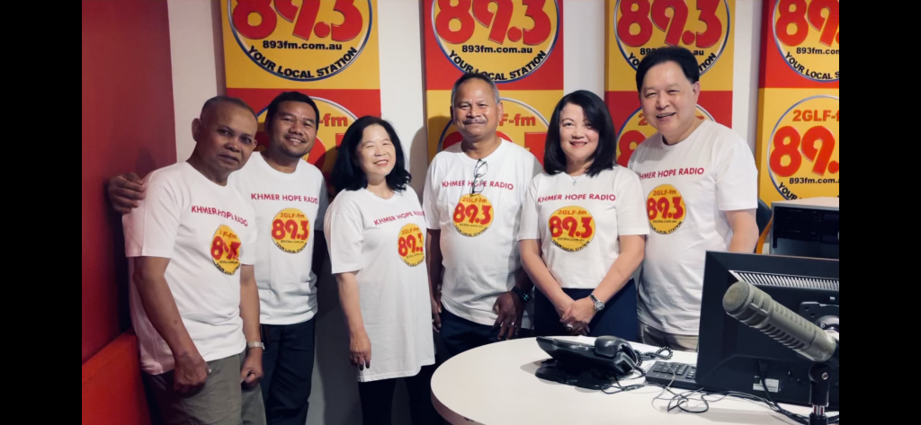 The team from Khmer Hope Radio